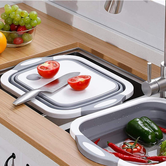 Slinero⢠3-in-1 Collapsible Cutting Board